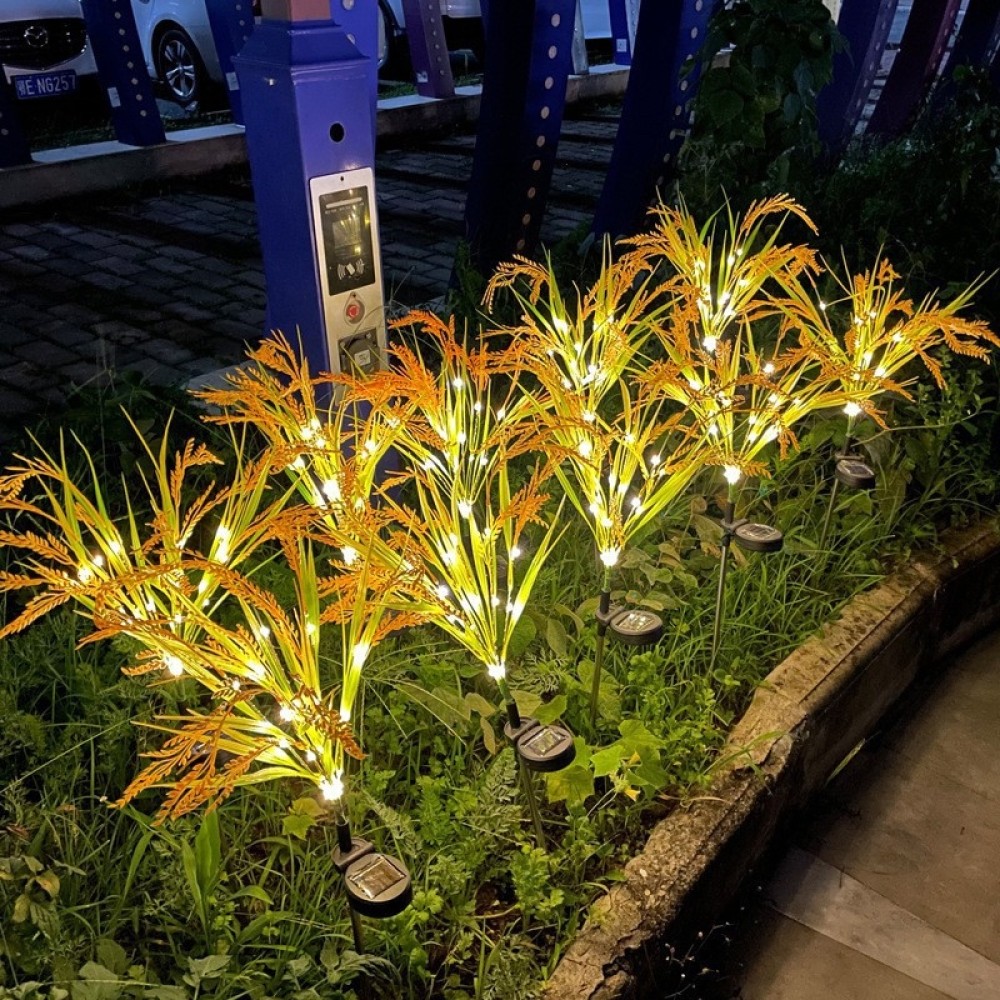 Set 2 Lampi Solare Decorative Tip Spic de Grau cu LED , 60cm, Lumina Eleganta, Design Elegant si Functionare Automata - view 4