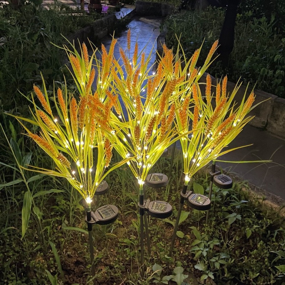 Set 2 Lampi Solare Decorative Tip Spic de Grau cu LED , 60cm, Lumina Eleganta, Design Elegant si Functionare Automata - view 7