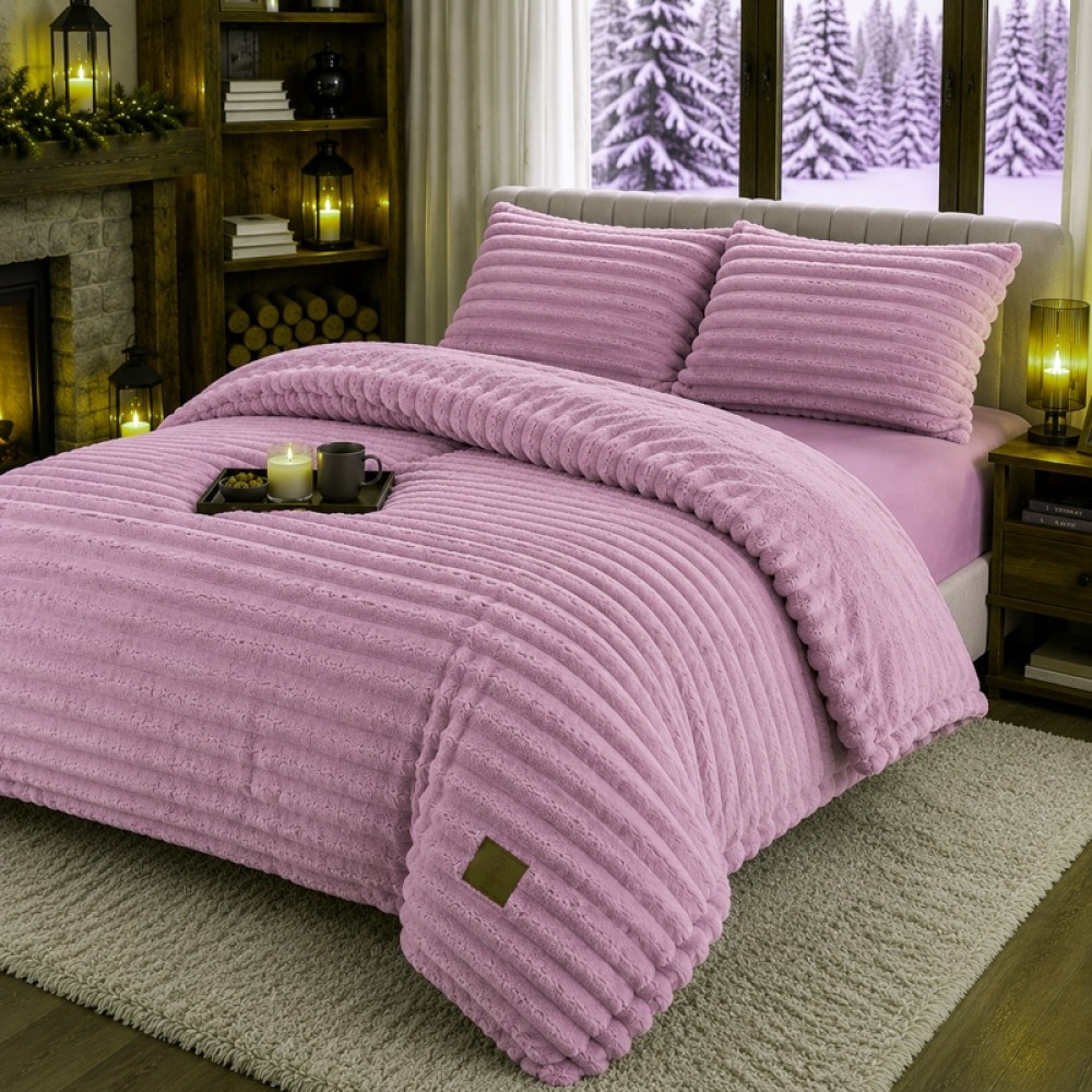 Lenjerie Deluxe, 4 Piese, Blanita Shorthair si CoCoLiNo, cu Elastic Perimetral, Lila — imaginea 4