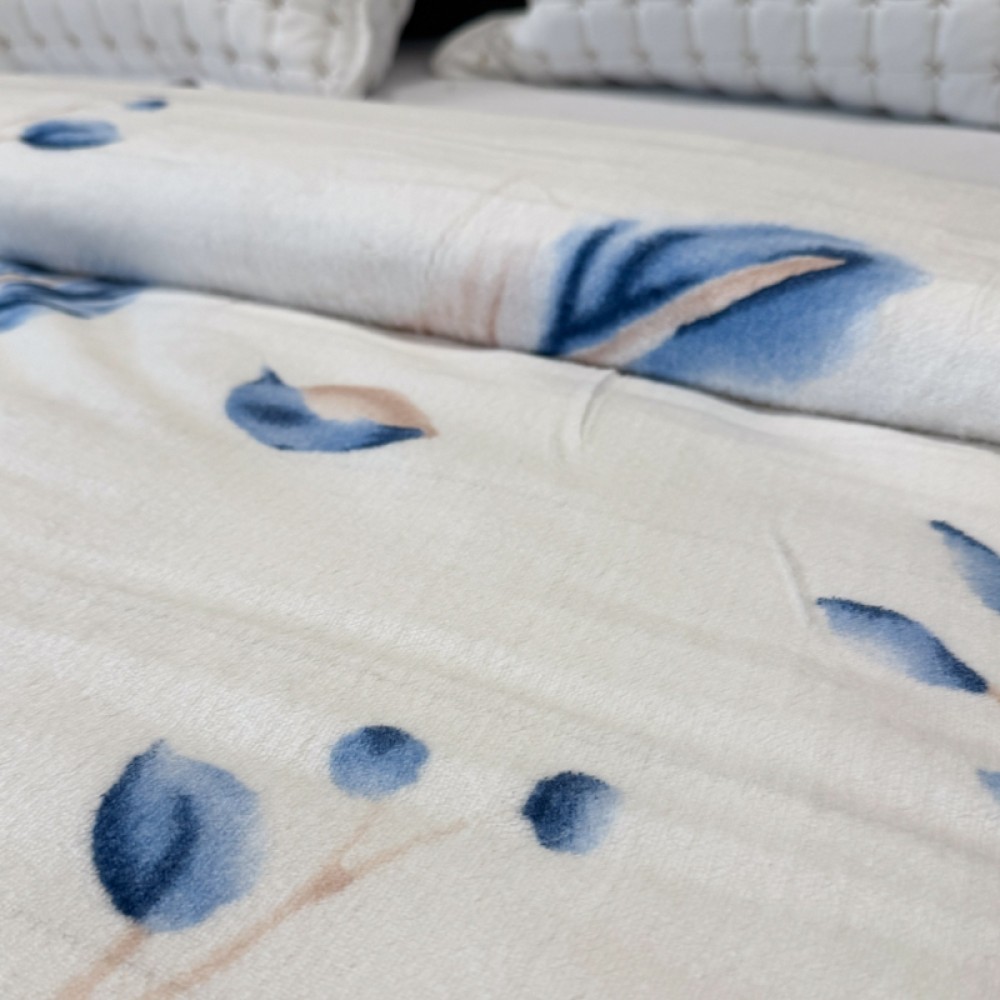 Patura Super Soft Cocolino, 200x230 cm – Rasfat absolut in zilele reci, Crem, pene — imaginea 4