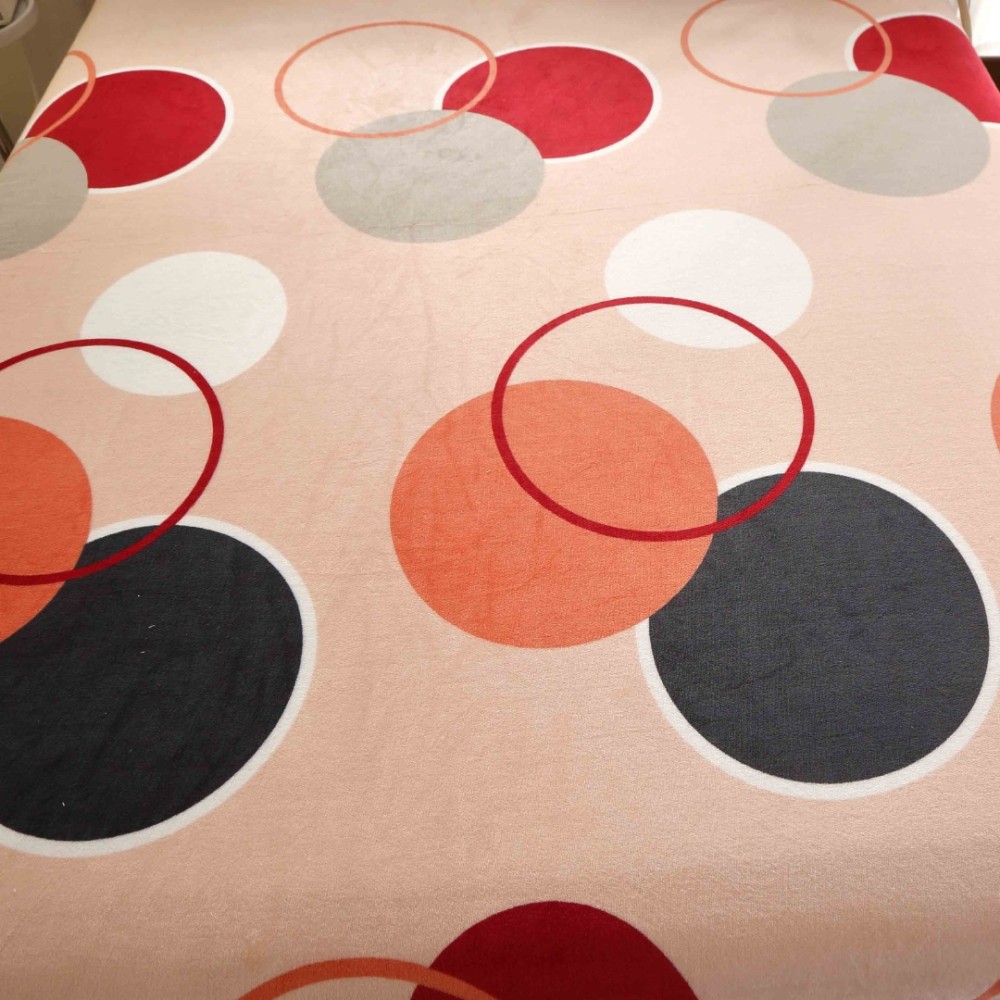 Cearsaf cu Elastic Cocolino 180x200cm si 2 fete de perna 50x70cm, Crem, buline — imaginea 10