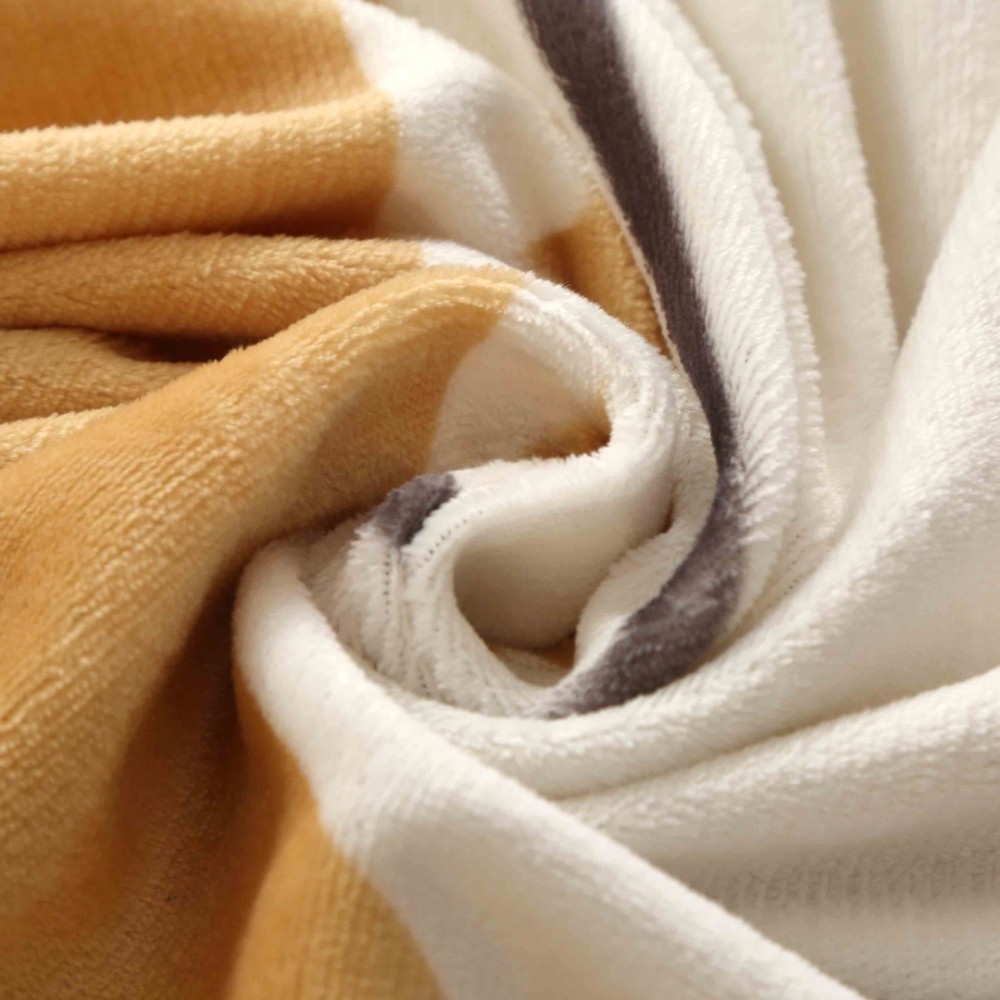 Cearsaf cu Elastic Cocolino 180x200cm si 2 fete de perna 50x70cm, Bej, Turcuaz, abstract — imaginea 12
