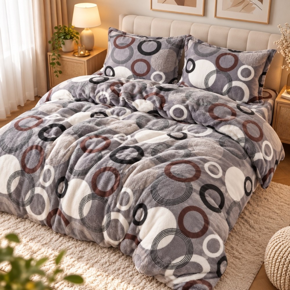 Lenjerie pat dublu, Super Pufoasa COCOLINO, 4 piese EST-CC13 — imaginea 6
