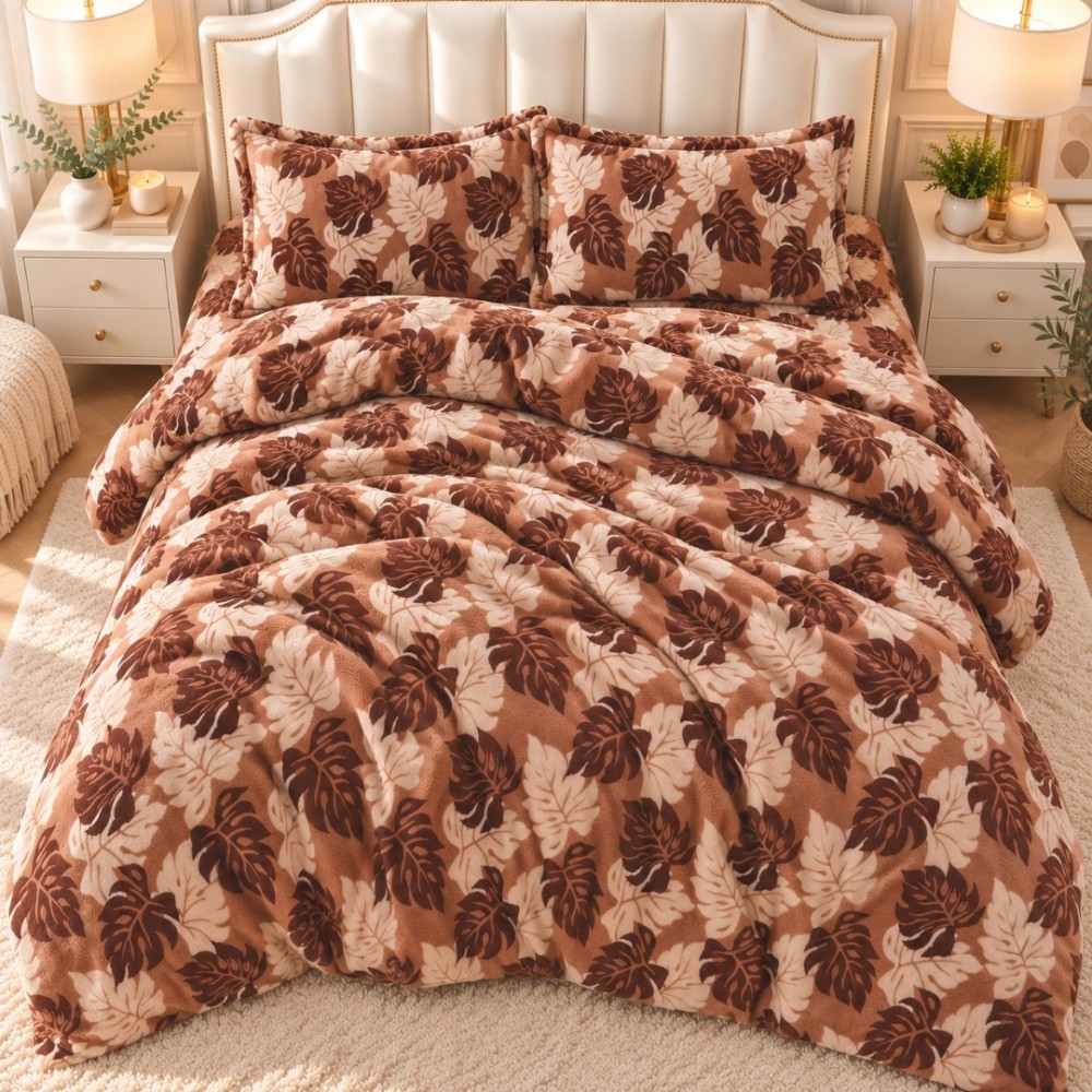 Lenjerie pat dublu, Super Pufoasa COCOLINO, 4 piese EST-CC16 — imaginea 3