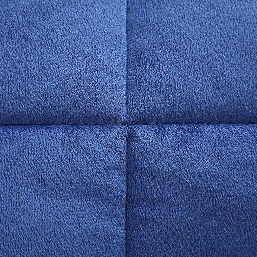 Pilota Cocolino Fluffy, 200x230cm si 2 fete de perna 50x70cm, Bleumarin — imaginea 8