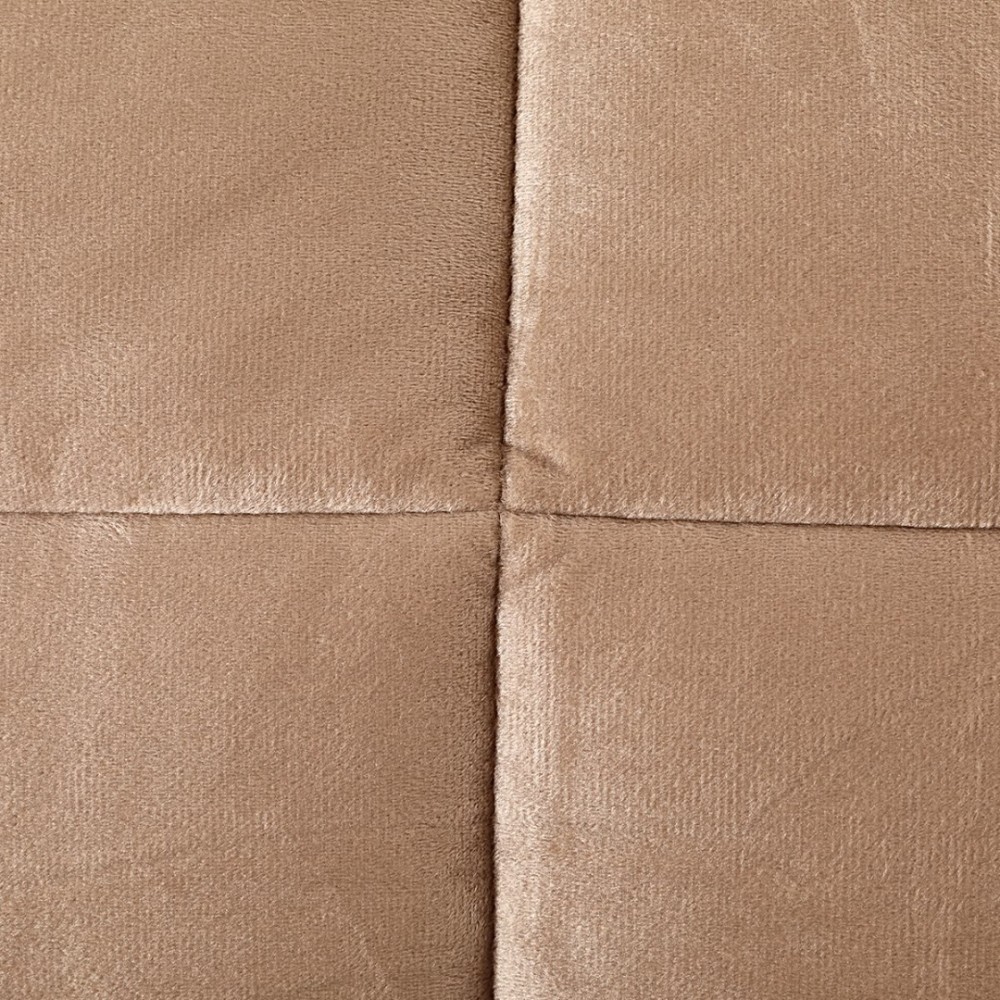 Pilota Cocolino Fluffy, 200x230cm si 2 fete de perna 50x70cm, Cappuccino — imaginea 8