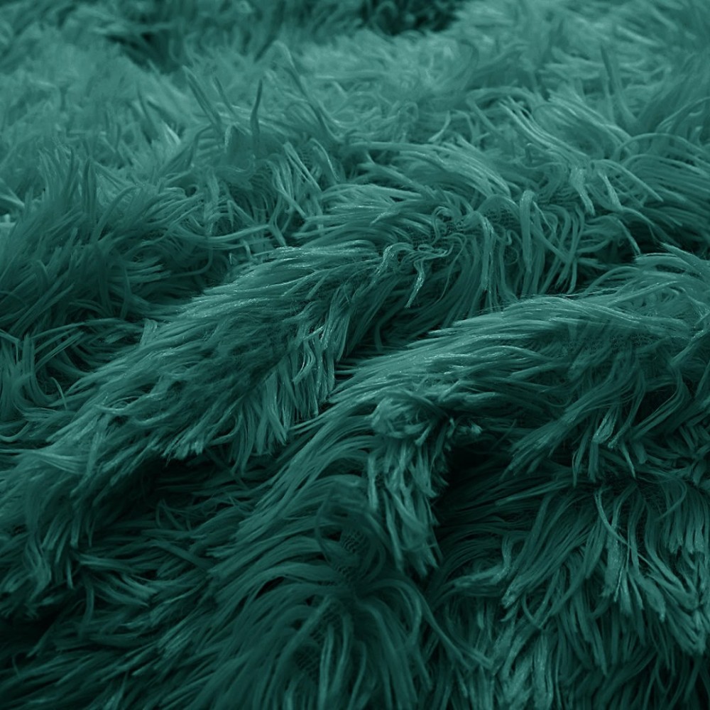 Pilota Cocolino Fluffy, 200x230cm si 2 fete de perna 50x70cm, Verde — imaginea 6