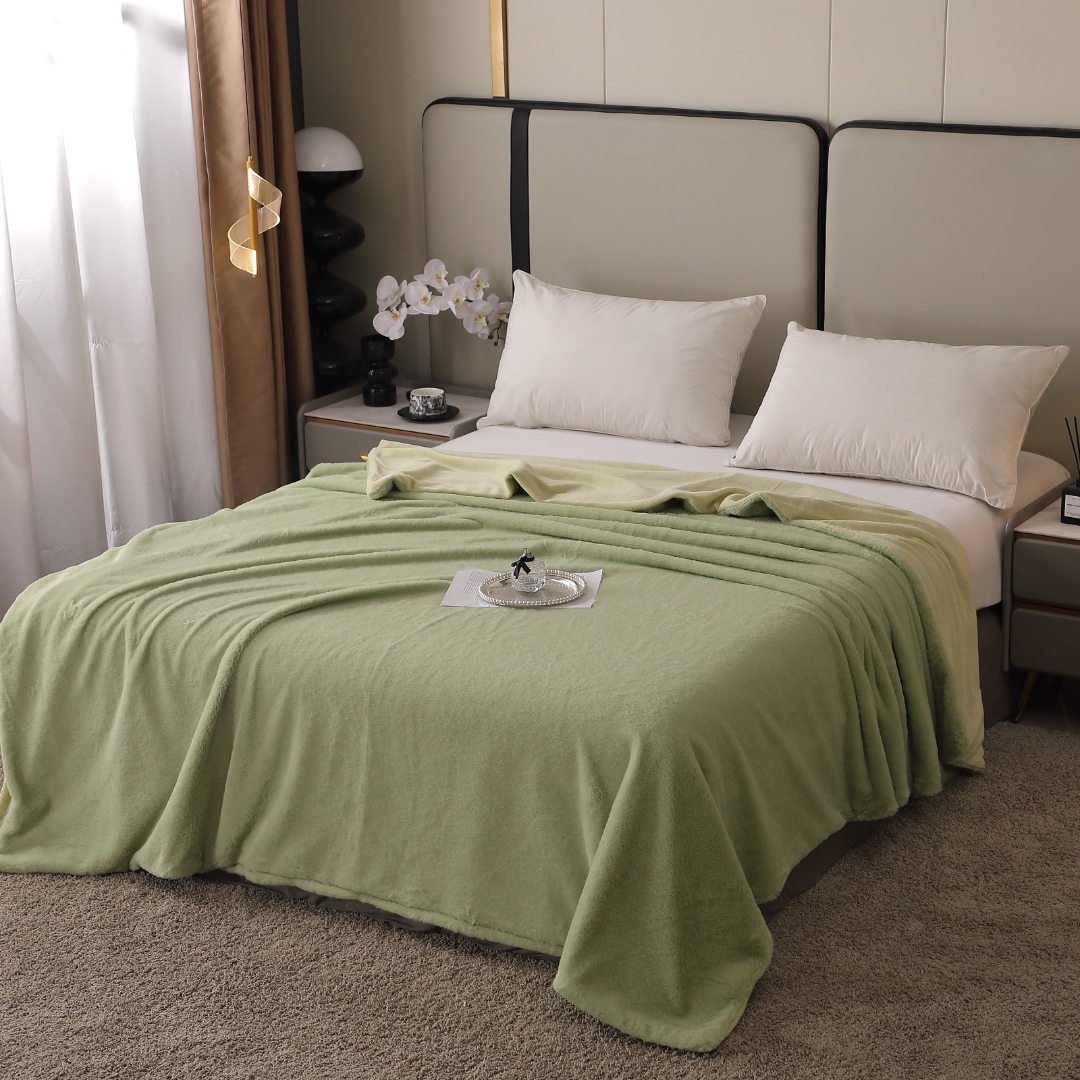 Patura Premium, 200x230cm, cu Blanita Shorthair si Cocolino, cu Fermoar, Vernil – Lux, Caldura & Versatilitate!