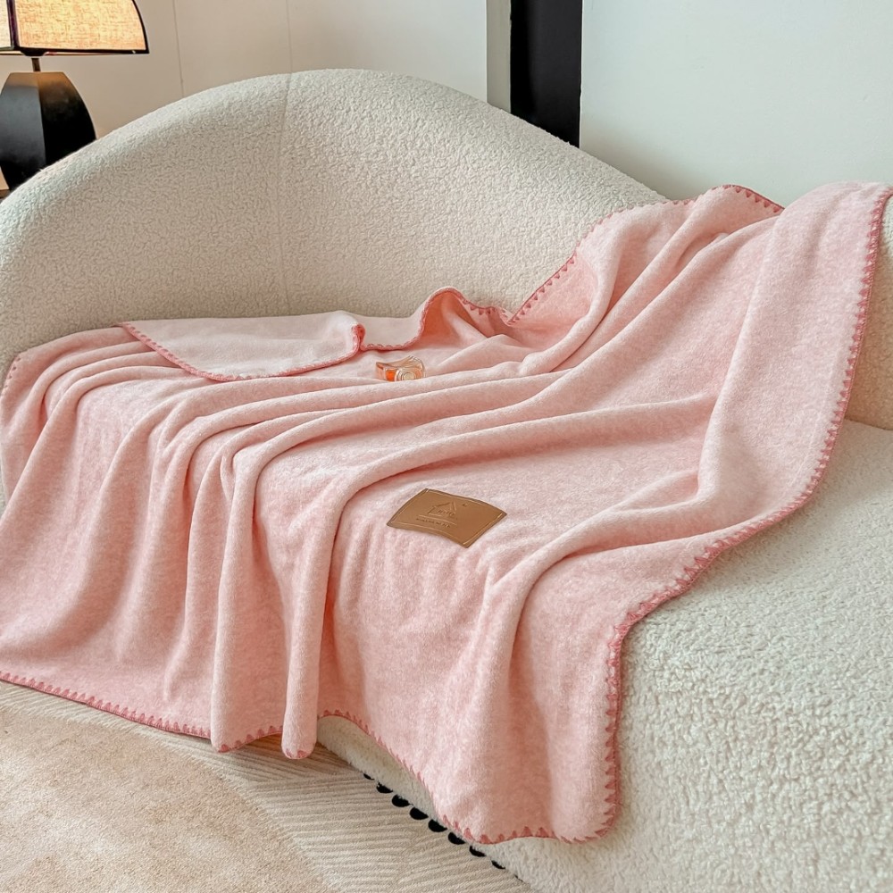 Patura Premium Tip Casmir cu Capsa 100x140 cm - Somon
