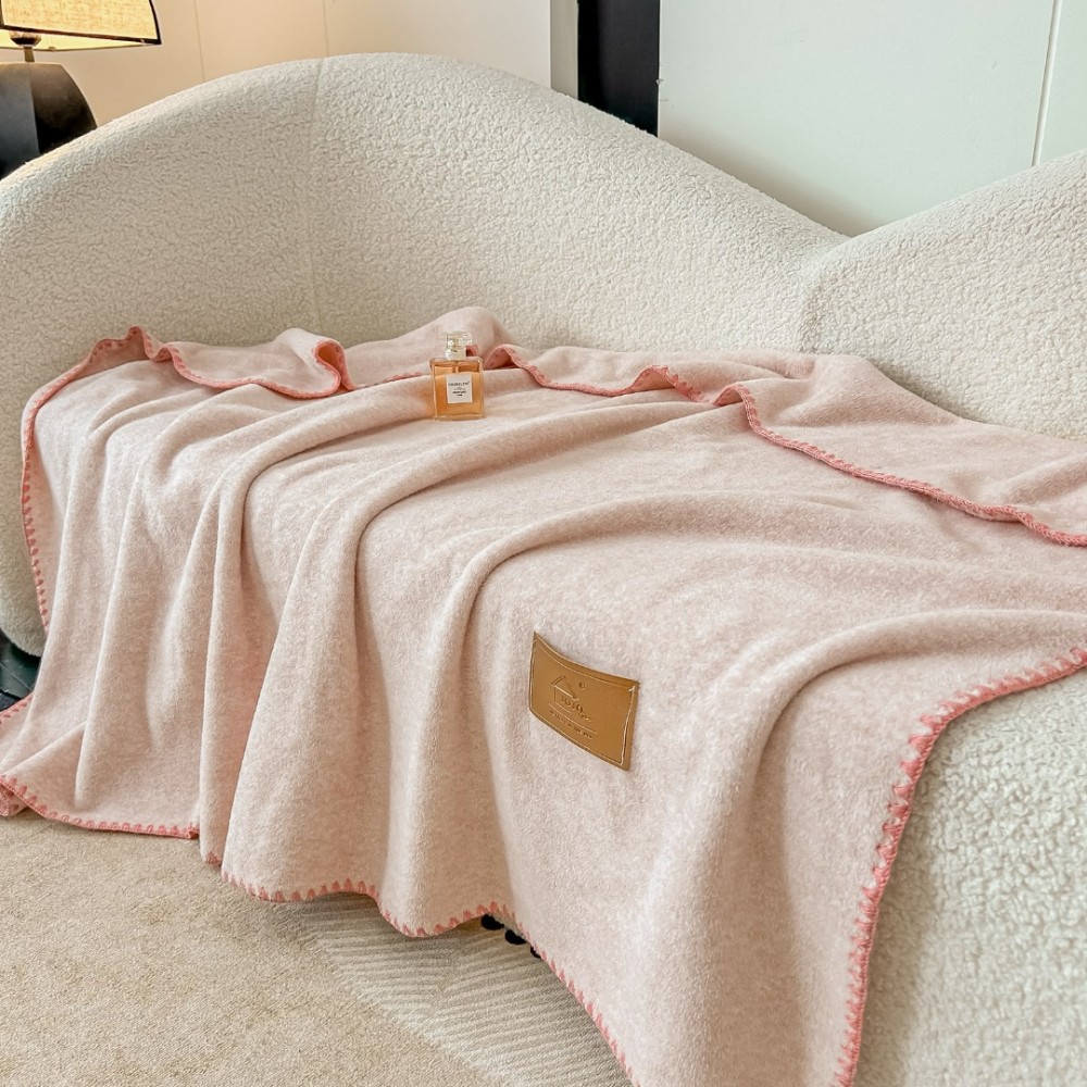 Patura Premium Tip Casmir cu Capsa 100x140 cm - Piersica