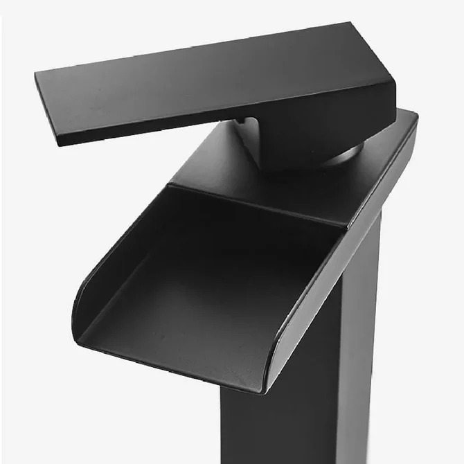 Baterie Baie Cascada Negru Mat, VST28 - 0 | YEO