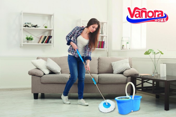 Set curatenie Super Easy Clean, mop rotativ 360, Vanora Home