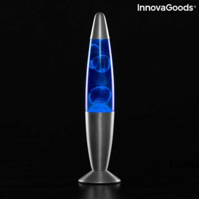 Lampa cu lava magla InnovaGoods Albastra