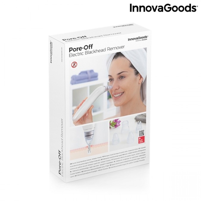 Aparat electric facial de curatare a punctelor negre pore-off InnovaGoods