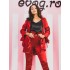 Compleu Elegant cu 3 piese Miss Red [3]