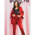 Compleu Elegant cu 3 piese Miss Red [6]