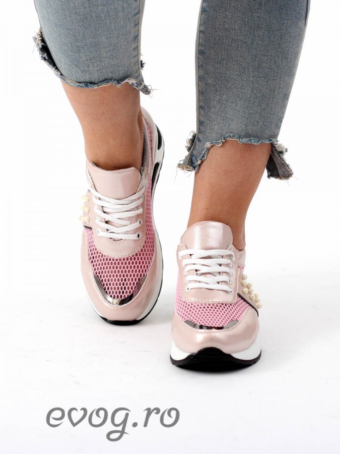 Sneakers Summer Pearls Pink