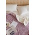 Patura CoCoLiNo tip Tricotaj cu blanita, 200x230cm, Jojo Home, Lila [8]