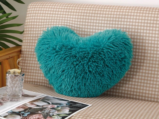 Perna inimioara, Fluffy, Jojo Home, Turquoise