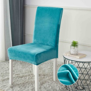 Set 6 huse universale pentru scaun, CATIFEA, Jojo Home, Turquoise