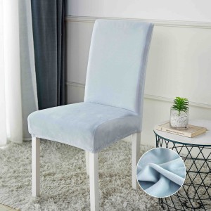 Set 6 huse universale pentru scaun, CATIFEA, Jojo Home, Bleu Set 6 huse universale pentru scaun, CATIFEA, Jojo Home, Bleu