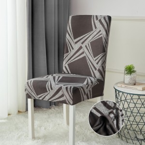 Set 6 huse universale pentru scaun, ELASTICE, Jojo Home, Maro, model clasic