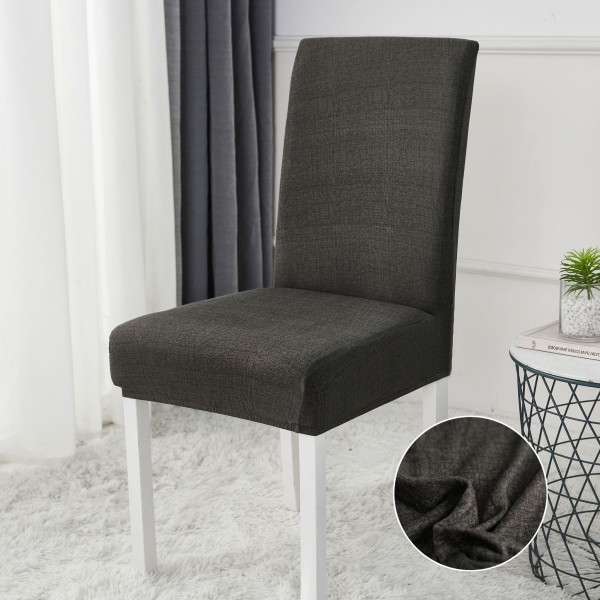 Set 6 huse universale pentru scaun, ELASTICE, Jojo Home, Maro inchis, uni [1]