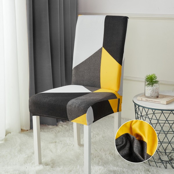 Set 6 huse universale pentru scaun, ELASTICE, Jojo Home, Multicolor, model clasic [1]