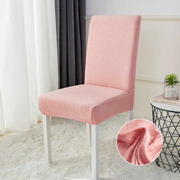 Set 6 huse universale pentru scaun, ELASTICE, Jojo Home, Roz, uni [1]