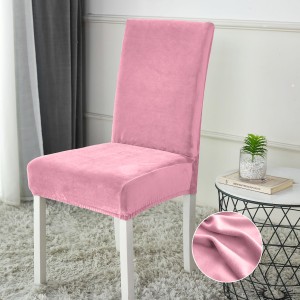 Set 6 huse universale pentru scaun, CATIFEA, Jojo Home, Roz Set 6 huse universale pentru scaun, CATIFEA, Jojo Home, Roz