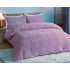 Lenjerie pentru pat dublu pufoasa CoCoLiNo, tip tricotaj, 4 piese, Lila [11]