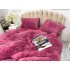 Lenjerie pat super pufoasa COCOLINO Fluffy 4 piese purpuriu [4]
