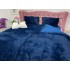 Lenjerie pat super pufoasa COCOLINO Fluffy 4 piese bleumarin  [13]