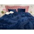 Lenjerie pat super pufoasa COCOLINO Fluffy 4 piese bleumarin  [4]