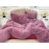 Lenjerie pat super pufoasa COCOLINO Fluffy 4 piese mov deschis [16]