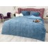 Lenjerie pat super pufoasa COCOLINO Fluffy 4 piese albastru  [9]