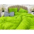 Lenjerie pat super pufoasa COCOLINO Fluffy 4 piese verde  [3]