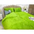 Lenjerie pat super pufoasa COCOLINO Fluffy 4 piese verde  [19]