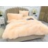 Lenjerie pat super pufoasa COCOLINO Fluffy 4 piese somon-bej  [3]