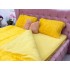 Lenjerie pat super pufoasa COCOLINO Fluffy 4 piese galbena [4]