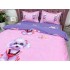 Lenjerie pat dublu,  IMPRIMEU 3D DIGITAL, IDENTIC CU POZA, Roz, catelusi [6]