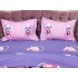 Lenjerie pat dublu,  IMPRIMEU 3D DIGITAL, IDENTIC CU POZA, Roz, catelusi [4]