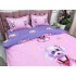 Lenjerie pat dublu,  IMPRIMEU 3D DIGITAL, IDENTIC CU POZA, Roz, catelusi [5]