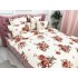 Lenjerie pat dublu,  FINET, 6 piese, Crem-Multicolor, flori [5]