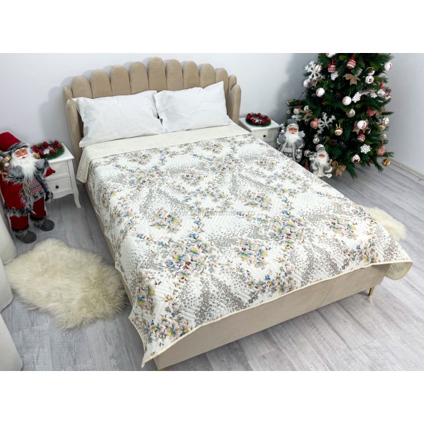 Cuvertura matlasata pentru pat dublu cu doua fete, 210x210, cod CVI46 [1]