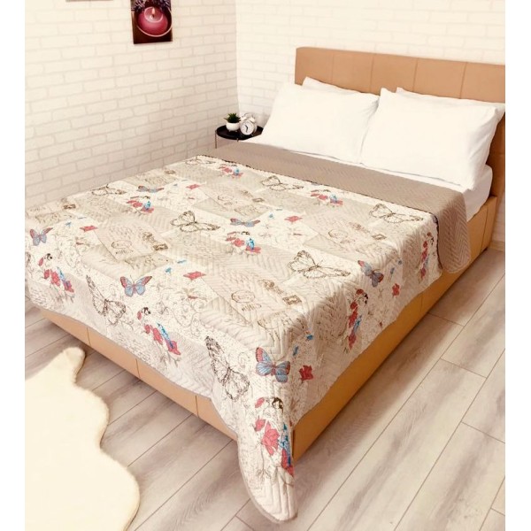 Cuvertura matlasata pentru pat dublu cu doua fete, 210x210, cod CVI7 [1]