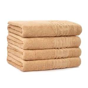 Set 4 prosoape mici 30x50cm, din 100% bumbac pakistanez, Bej Set 4 prosoape mici 30x50cm, din 100% bumbac pakistanez, Bej