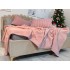 Set Patura groasa MERINOS tip cuvertura cu 2 fete de perna 50x70cm, Roz [4]