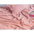 Set Patura groasa MERINOS tip cuvertura cu 2 fete de perna 50x70cm, Roz [6]