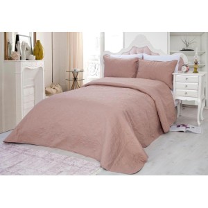 Cuvertura matlasata ultralux, roz pudrat inchis, pentru pat dublu 220x240cm si 2 fete de perne 50x70 Cuvertura matlasata ultralux, roz pudrat inchis, pentru pat dublu 220x240cm si 2 fete de perne 50x70